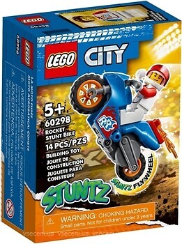 Фото LEGO City Реактивный трюковый мотоцикл (60298)