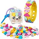 Фото LEGO Dots Браслет и бирка для сумки Карамельная киса (41944)