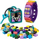 Фото LEGO Dots Браслет и бирка для сумки Неоновый тигр (41945)