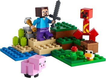 Фото LEGO Minecraft Засада Крипера (21177)