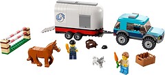 Фото LEGO City Машина с прицепом для лошади (60327)