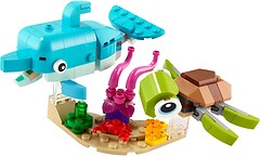 Фото LEGO Creator Дельфин и черепаха (31128)