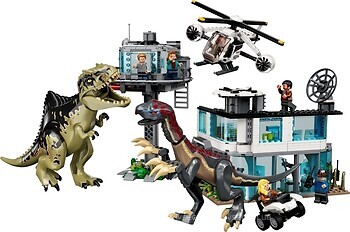 Фото LEGO Jurassic World Атака гиганотозавра и теризинозавра (76949)