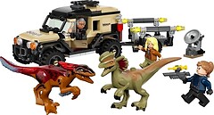 Фото LEGO Jurassic World Транспорт пирораптора и дилофозавра (76951)