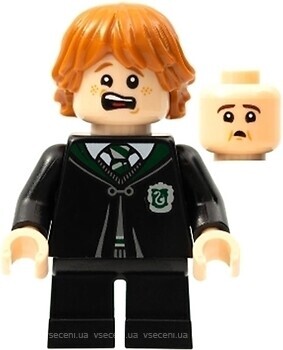 Фото LEGO Harry Potter Ron Weasley - Slytherin Robe (hp287)