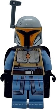 Фото LEGO Star Wars Mandalorian Tribe Warrior - Female Black Cape (sw1077)