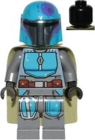 Фото LEGO Star Wars Mandalorian Tribe Warrior - Male Olive Cape (sw1080)