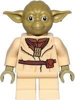 Фото LEGO Star Wars Yoda - Olive Green Belt Pattern (sw0906)