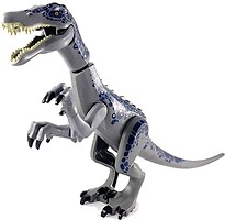 Фото LEGO Jurassic World Baryonyx - Dark Blue and Metallic Light Blue Spots (Baryonyx01)