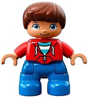 Фото LEGO Duplo Child Boy - Blue Legs, Red Top (47205pb056)