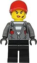Фото LEGO City Jail Prisoner - Red Cap with Ponytail (cty1142)
