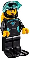 Фото LEGO City Diver - Female, Black Flippers and Wetsuit (cty0959)