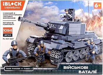 Фото IBlock Танк Panzer VI Tiger II (PL-921-347)