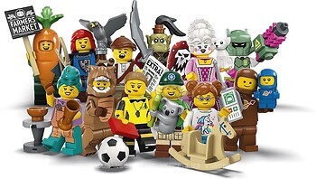 Фото LEGO Minifigures Серия 24 полная коллекция (71037-13)