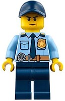 Фото LEGO City Policeman - Dark Blue Tie and Gold Badge (cty0748)