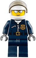 Фото LEGO City Police Motorcycle Officer - Male, Silver Sunglasses (cty0449)