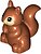 Фото LEGO Duplo Squirrel - Dark Orange (18115pb03)