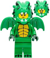 Фото LEGO Minifigures Green Dragon Costume (col409)