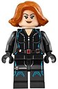 Фото LEGO Super Heroes Black Widow - Black Jumpsuit, Dark Orange Short Hair (sh186)
