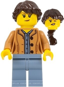 Фото LEGO City Nature Photographer - Female, Medium Nougat Jacket (cty0921)