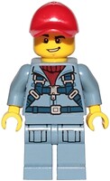 Фото LEGO City Ocean Mini-Submarine Pilot - Male, Sand Blue Legs (cty1163)