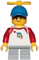 Фото LEGO City Boy - Freckles, Classic Space Shirt with Red Sleeves (cty1015)