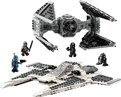Фото LEGO Star Wars Мандалорский истребитель против Перехватчика TIE (75348)
