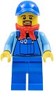 Фото LEGO City Winter Holiday Train Locomotive Driver (hol078)