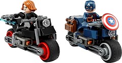Фото LEGO Marvel Мотоциклы Черной Вдовы и Капитана Америка (76260)