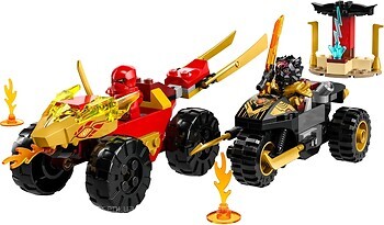 Фото LEGO Ninjago Кай и Рас: Битва на машине и мотоцикле (71789)