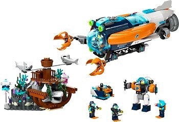 Фото LEGO City Глубоководная исследовательская подлодка (60379)