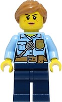 Фото LEGO City Police Officer - Female, Medium Nougat Hair (cty1384)