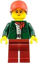 Фото LEGO City Safari Tourist - Female, Dark Green Jacket (cty1099)