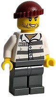 Фото LEGO City Jail Prisoner 86753 - Dark Red Knit Cap, Scar (cty1159)