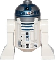 Фото LEGO Star Wars R2-D2 - Flat Silver Head, Red Dots and Small Receptor (sw0527)