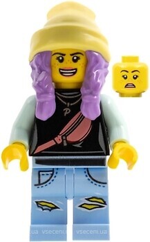 Фото LEGO Hidden Side Parker L. Jackson - Black Top with Beanie (hs003)