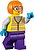 Фото LEGO City Shirley Keeper - Neon Yellow Safety Vest (cty1486)