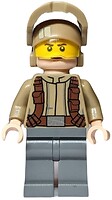 Фото LEGO Star Wars Resistance Trooper - Male, Dark Tan Jacket, Frown, Furrowed Eyebrows (sw0697)