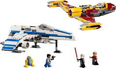 Фото LEGO Star Wars E-Wing Новой Республики против Звездного истребителя Шин Хати (75364)