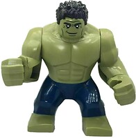 Фото LEGO Super Heroes Hulk - Black Hair, Dark Blue Pants (sh577)