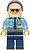 Фото LEGO City Policeman - Male, White Helmet, Sunglasses (cty1249)