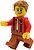 Фото LEGO City Man - Dark Blue Suspenders, Dark Orange Legs (twn386)