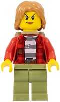 Фото LEGO City Crook - Female Jacket over 87 Prison Stripes, Backpack (cty0867)