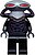 Фото LEGO Super Heroes Black Manta - Flat Silver Helmet (sh160)