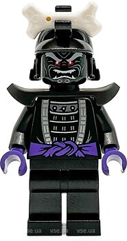 Фото LEGO Ninjago Lord Garmadon - Legacy, Silver Armor, Plain Legs (njo803)