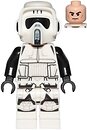 Фото LEGO Star Wars Imperial Scout Trooper - Male, Dual Molded Helmet, Cheek Lines (sw1116)