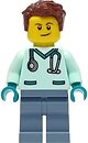 Фото LEGO City Wildlife Rescue Veterinarian - Male, Light Aqua Scrubs (cty1304)