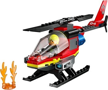Фото LEGO City Пожарный спасательный вертолет (60411)