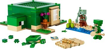 Фото LEGO Minecraft Пляжный дом в форме черепахи (21254)