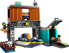 Фото LEGO City Полицейский катер и мошенники Убежище (60417)